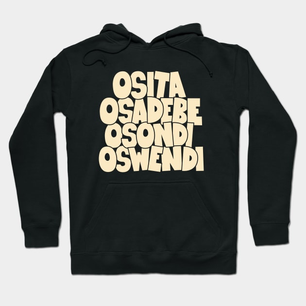 Osita Osadebe: Celebrating the Iconic Osondi Oswendi - Igbpo Highlife Nigeria Hoodie by Boogosh